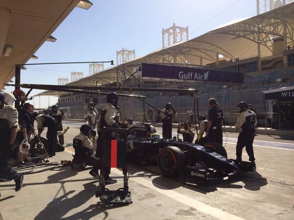 Williams prove pitstop Bahrain