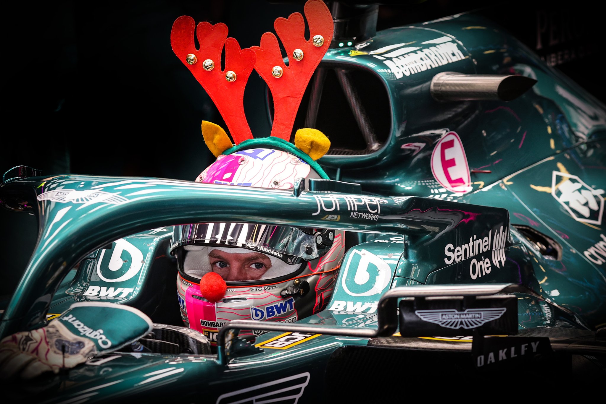 Casco Vettel Natale